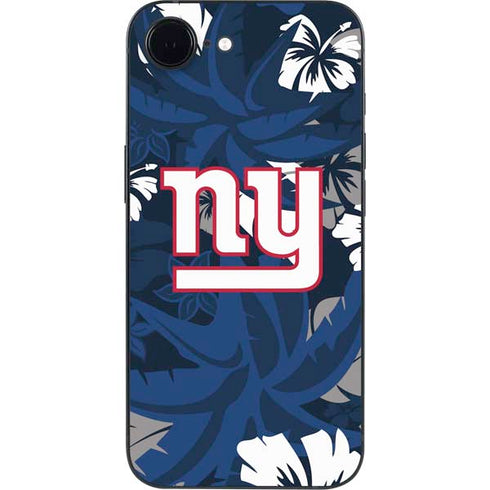 NFL New York Giants Tropical Print iPhone 16e Skin