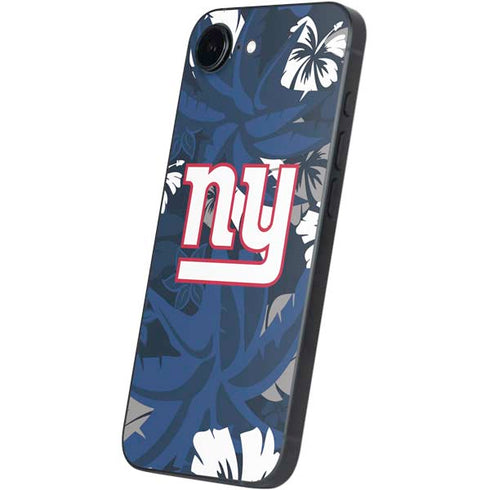 NFL New York Giants Tropical Print iPhone 16e Skin