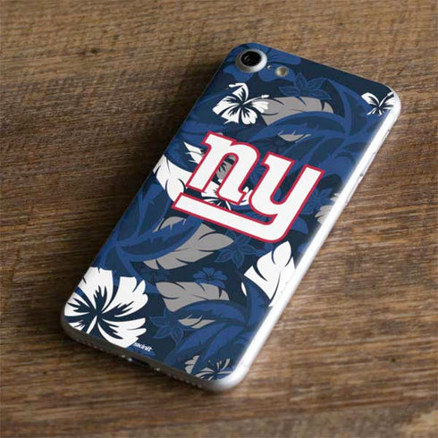 NFL New York Giants Tropical Print iPhone 8 Skin