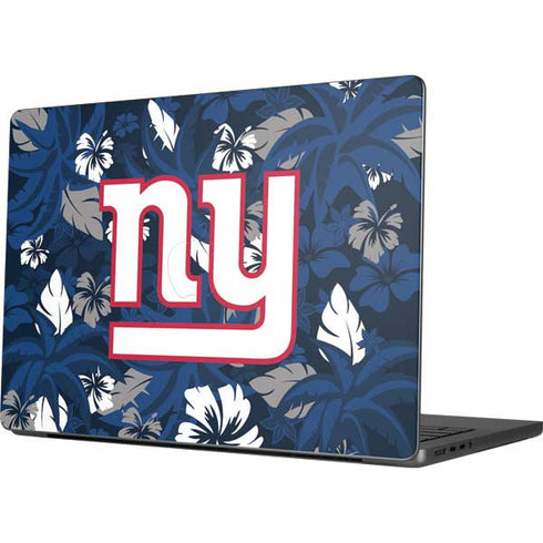 NFL New York Giants Tropical Print Apple MacBook Pro 14-inch Skin