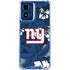NFL New York Giants Tropical Print Moto G 5G (2024) Clear Case