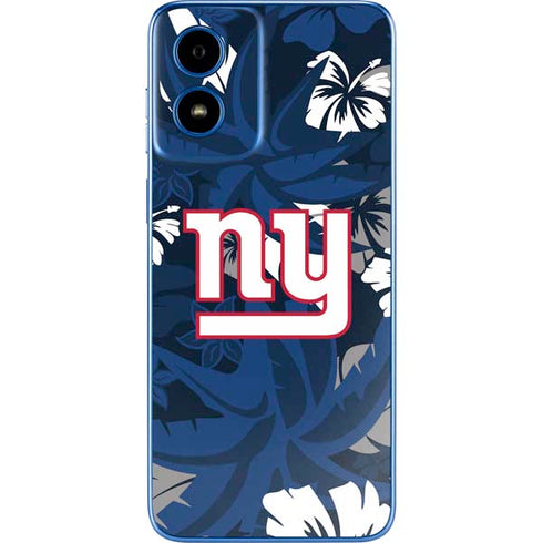 NFL New York Giants Tropical Print Moto G Play 4G (2024) Skin