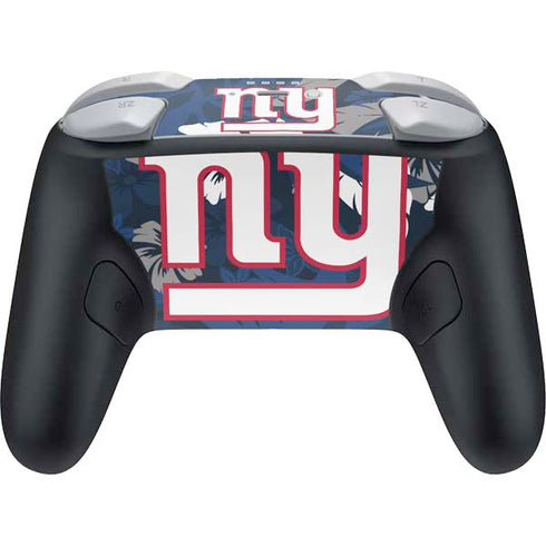 NFL New York Giants Tropical Print Nintendo Switch 2 (2025) Pro Controller Skin