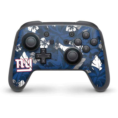 NFL New York Giants Tropical Print Nintendo Skins