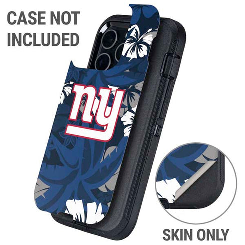 NFL New York Giants Tropical Print Otterbox Defender iPhone Skin