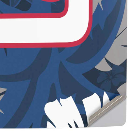 NFL New York Giants Tropical Print PS5 Pro Console Skin