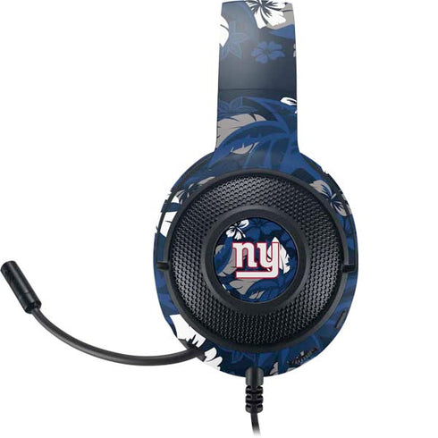 NFL New York Giants Tropical Print Razer Kraken X Skin