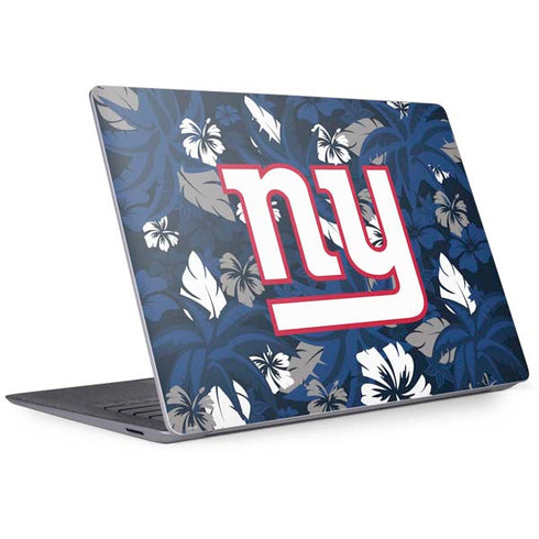 NFL New York Giants Tropical Print Surface Laptop 3 13.5in Skin
