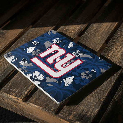 NFL New York Giants Tropical Print Surface Laptop 3 13.5in Skin