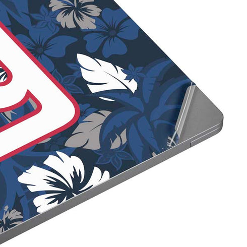 NFL New York Giants Tropical Print Laptop Skins
