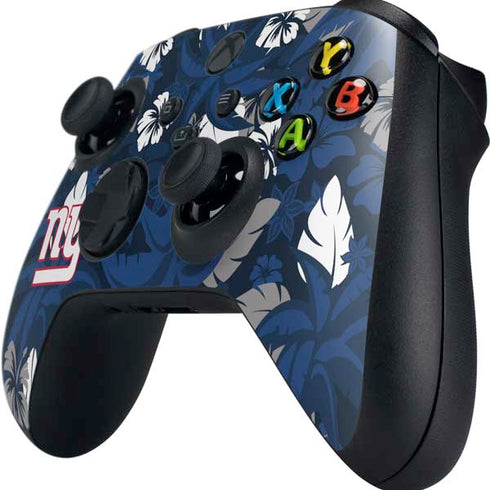 NFL New York Giants Tropical Print Xbox Series X Controller Skin