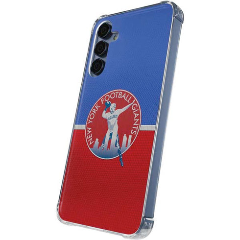 NFL New York Giants Vintage Galaxy A35 5G Clear Case