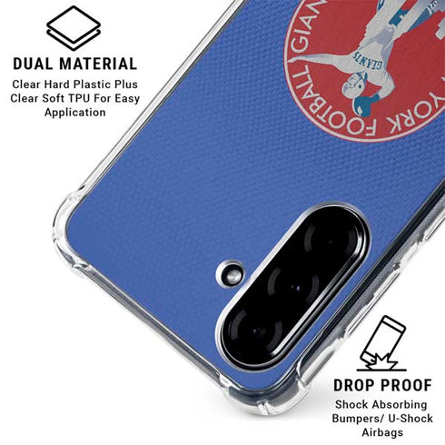 NFL New York Giants Vintage Galaxy A36 5G Clear Case