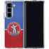 NFL New York Giants Vintage Galaxy Z Fold5 5G Clear Case