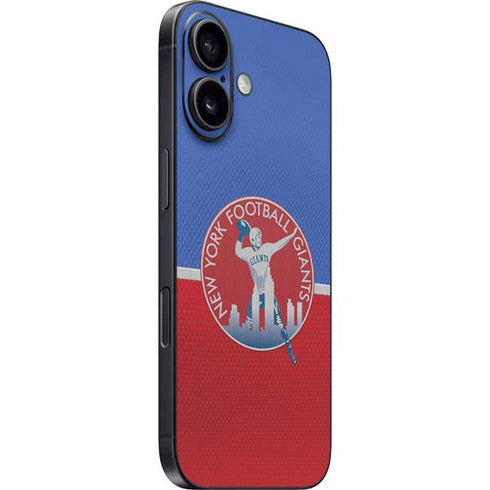 NFL New York Giants Vintage iPhone 16 Plus Skin
