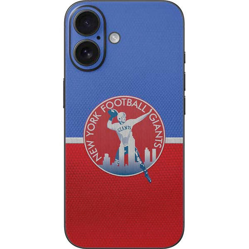 NFL New York Giants Vintage iPhone 16 Skin
