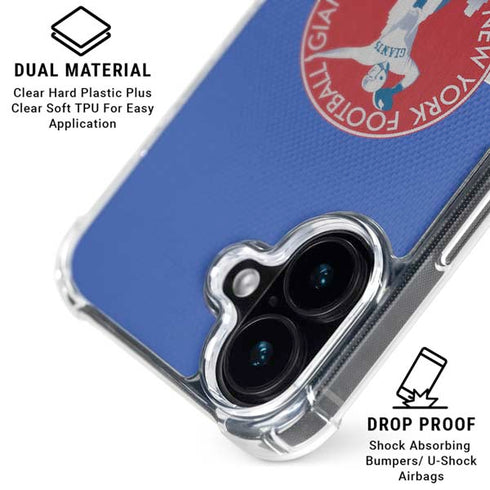NFL New York Giants Vintage iPhone 17 Clear Case