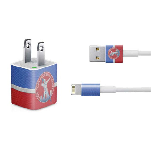 NFL New York Giants Vintage iPhone Charger (5W USB) Skin