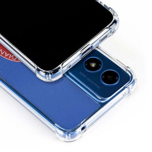 NFL New York Giants Vintage Moto G 5G (2024) Clear Case