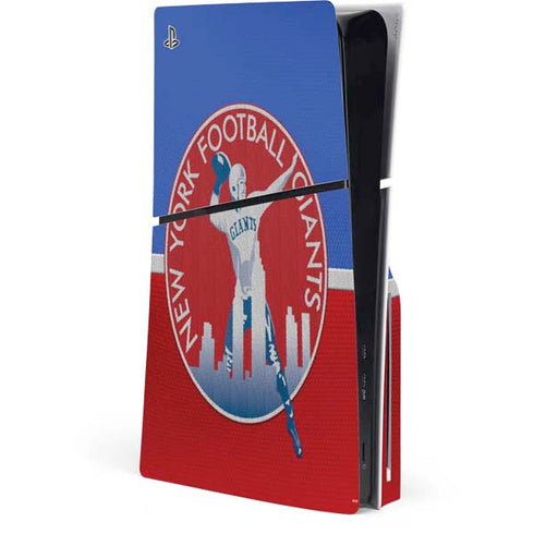 NFL New York Giants Vintage PlayStation PS5 Skins