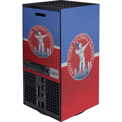 NFL New York Giants Vintage Xbox Series X Bundle Skin