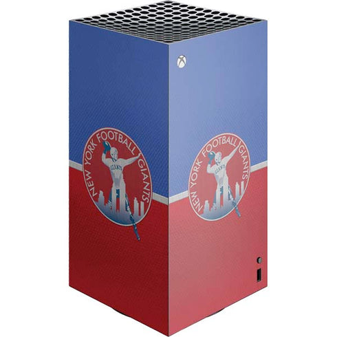 NFL New York Giants Vintage XBox Series X Digital Edition Console Skin