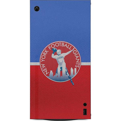 NFL New York Giants Vintage XBox Series X Digital Edition Console Skin