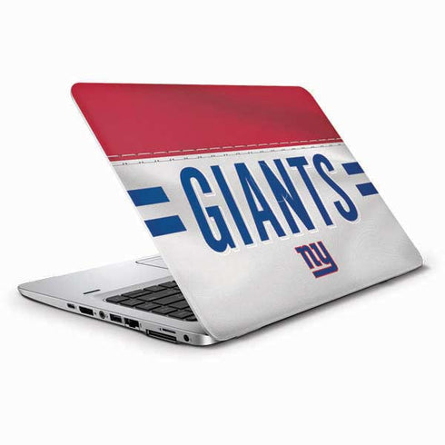NFL New York Giants White Striped HP Elitebook Skin