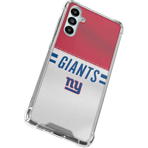 NFL New York Giants White Striped Gabb Phone 4 Clear Case