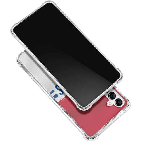 NFL New York Giants White Striped Gabb Phone 4 Clear Case