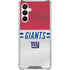 NFL New York Giants White Striped Galaxy A16 5G Clear Case