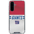 NFL New York Giants White Striped Galaxy A36 5G Clear Case