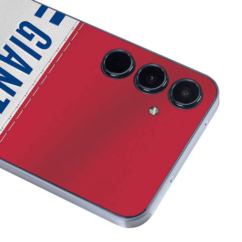 NFL New York Giants White Striped Galaxy A36 5G Skin