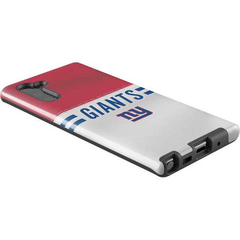 NFL New York Giants White Striped Galaxy Note 10 Pro Case