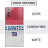 NFL New York Giants White Striped Galaxy Note20 5G Skin