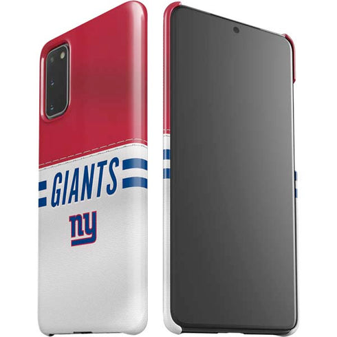 NFL New York Giants White Striped Galaxy S20 Lite Case