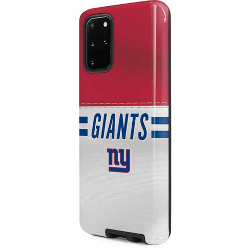 NFL New York Giants White Striped Galaxy S20 Plus Pro Case