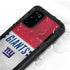 NFL New York Giants White Striped Galaxy S20 Plus Waterproof Case