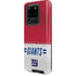 NFL New York Giants White Striped Galaxy S20 Ultra 5G Pro Case