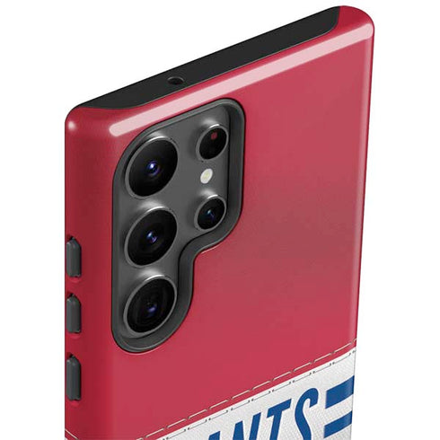 NFL New York Giants White Striped Galaxy S23 Ultra Pro Case