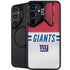 NFL New York Giants White Striped Galaxy S25 Plus Kickstand Case