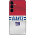 NFL New York Giants White Striped Galaxy S25 Plus Skin