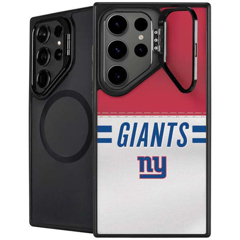 NFL New York Giants White Striped Galaxy Cases