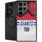 NFL New York Giants White Striped Galaxy S24 Ultra Kickstand Case