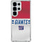 NFL New York Giants White Striped Galaxy S25 Ultra Clear Case