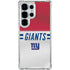 NFL New York Giants White Striped Galaxy S25 Ultra Clear Case