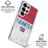 NFL New York Giants White Striped Galaxy S25 Ultra Clear Case