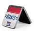NFL New York Giants White Striped Galaxy Z Flip6 Skin