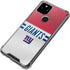 NFL New York Giants White Striped Google Pixel 5 Clear Case