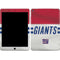 NFL New York Giants White Striped iPad Skins